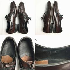 試着交換OK！50-60年代?　希少Vintage 　 the RAND shoe　Uチップ　サービスシューズ　ダークブラウン/茶/BROWN〉size10.5　28.0-28.5/メンズ//men's 菅NO.WZB-183の画像