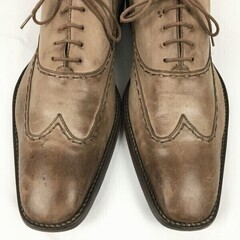 VISARUNO/ビサルノ　ウイングチップ/ビジネスシューズ　茶　サイズ43/27.5-28.0程度　管NO.WZA-428の画像