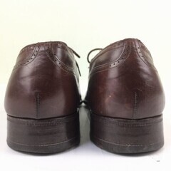 試着交換OK！80s-90s　3都市Vintage/旧チャーチ/ウイングチップ/ビジネスシューズ/11.0B/27.5-28.0-28.5/〈ブラウン/茶/BROWN〉メンズ//men's 菅NO.WZA-220の画像