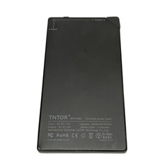 TNTOR 超薄型モバイルバッテリー 5000mAh ライトニングケーブル内蔵の画像