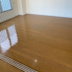 フローリング全般　剥離作業