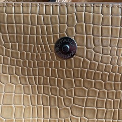 HVISK クロコ型　ショルダーバッグ ベージュの画像