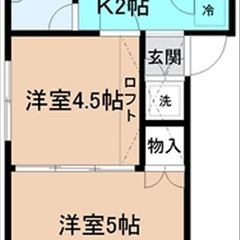 ２Kロフト付ペットOK🐱アパート🐶香林坊片町•石引小立野徒…
