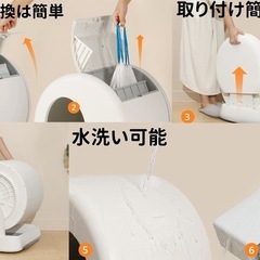 猫 自動トイレの画像