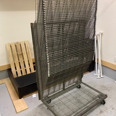 【あげます】　ドライラック　乾燥棚　スクリーン印刷の画像