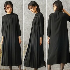 喪服とハンドバッグセット　ワンピース　の画像