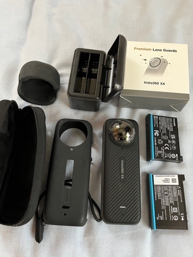 insta360 X4 +純正予備バッテリー+プレミアムレンズガード
