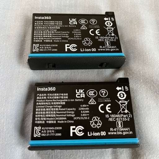 insta360 X4 +純正予備バッテリー+プレミアムレンズガード