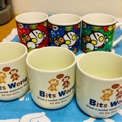 未使用陶製KID‘Sマグカップ6個の画像