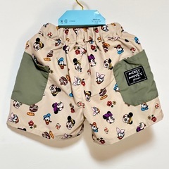 新品・タグ付Baby90㎝ディズニー ミッキーマウス ハーフパンの画像