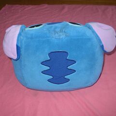 ディズニー　 スティッチ 　大型クッション（中古）の画像