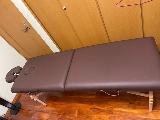 マッサージベッド 高さ43.5～62cm 折りたたみ 整体ベッド 収納カバー付き 7段階高さ調節