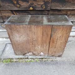 古いパタパタ箪笥8下駄箱　幅約85cm 奥行約30cm 高さ約64.5cmの画像