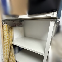 【大きい棚】スマートラック NSTR-557 幅80×奥行45×高さ150cm 4段 ホワイト　40kg/段 【スチールラック最安値挑戦】 【スチール棚 スチールラック 業務用 収納棚 収納ラック】 の画像