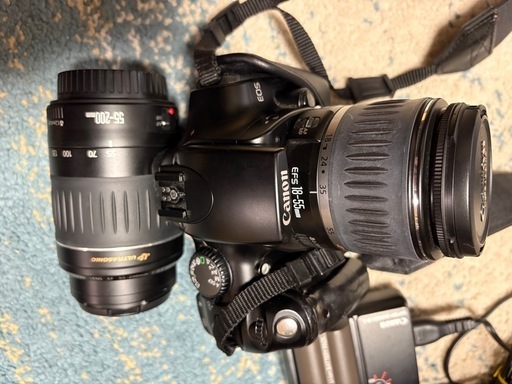 CANON EOS EH16 ビデオカメラ本体とレンズセット　カバー付き CANON EOS EH16 ビデオカメラ本体とレンズセットカバー付き