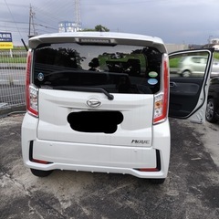 ダイハツムーブカスタムXSA II平成27年4.2キローパールホワイトの画像