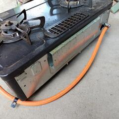 LPガスコンロ　リンナイ製　RT64JH6S2ｰGR　汚れありの画像