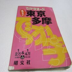でっか字まっぷ 地図 東京 多摩 キヨスク 交通新聞社 定価￥1...