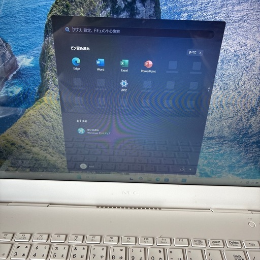 NEC PCN1565AKW ノート型パソコン ローカルアカウント作成