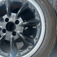 スピードスター  ワタナベRS-8 軽自動車⭐️15インチホイール＋タイヤ４本セット/PCD100 ４穴　の画像