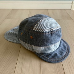 サイズ50㎝　日除け付きキッズキャップ　