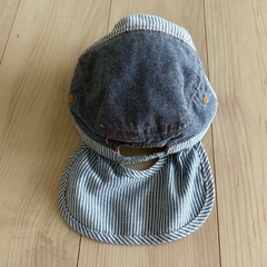 サイズ50㎝　日除け付きキッズキャップ　の画像