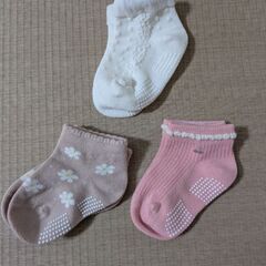 靴下　女の子　9〜15cm　ほぼ未使用