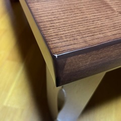 木目テーブル 1800×900×363の画像