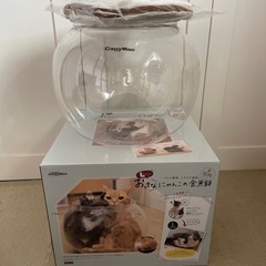 【美品】キャティーマン　にゃんこの金魚鉢　Lサイズ