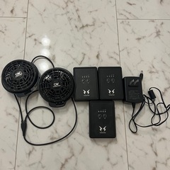 サンエス　空調服　ファン　バッテリー