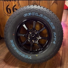 デリカ用RAV4用⭐️235/70R16⭐️YOKOHAMA AT4⭐️グロスブラックの画像