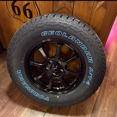 デリカ用RAV4用⭐️235/70R16⭐️YOKOHAMA AT4⭐️グロスブラックの画像