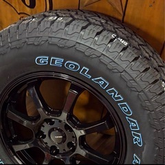 デリカ用RAV4用⭐️235/70R16⭐️YOKOHAMA AT4⭐️グロスブラックの画像