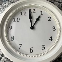 IKEA イケア　掛け時計　ホワイト