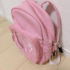 ハート女の子リュック　ピンク　訳ありの画像