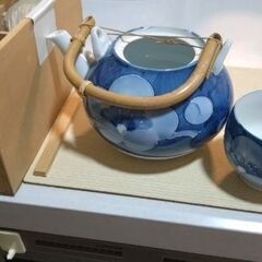 甚六窯の急須セットの画像