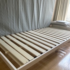 ニトリ　セミダブル 脚付きヘッドレスすのこベッド (SRN WN) セミダブル 脚付きヘッドレスすのこベッドフレーム (SRN NA