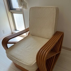 ひとり掛けラタンソファ