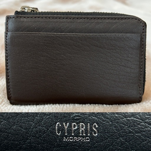 未使用CYPRISキプリスL字ファスナー小銭入れコインケース鹿革