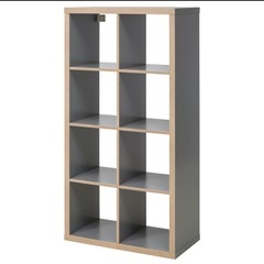 美品！！IKEA カラックス　77×147 グレー×木目　引き取...