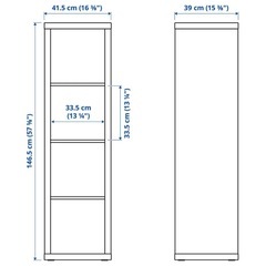 美品 IKEA カラックス　ホワイトステインオーク(木目) 引き取り限定の画像
