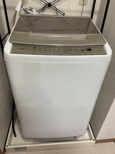 HITACHI 全自動電気洗濯機BW-V80G