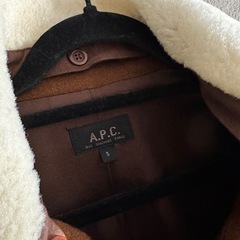 A.P.C. ウールコート Sサイズ ブラウンの画像
