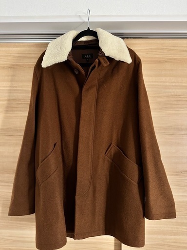 A.P.C. ウールコート Sサイズ ブラウン