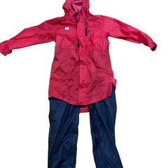 【新品・未使用品　定価9800円の品】AmEasing Rain suit レインコート　上下　③の画像