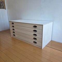 未使用訳あり 桐たんす５段 和ダンス 収納タンス 桐タンス 引き出し 和タンス 整理タンス 衣類収納 箪笥 桐の衣装ケース 桐衣装箱 着物入れの画像