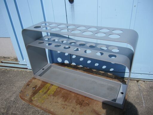 傘立て　16マス　シルバー　750ｘ200ｘ450　BR-16　YA-81L-ID