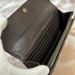 ボッテガヴェネタイントレチャートロングウォレット二つ折り長財布ボッテガベネタ BOTTEGA VENETA レザー牛革本革メンズの画像