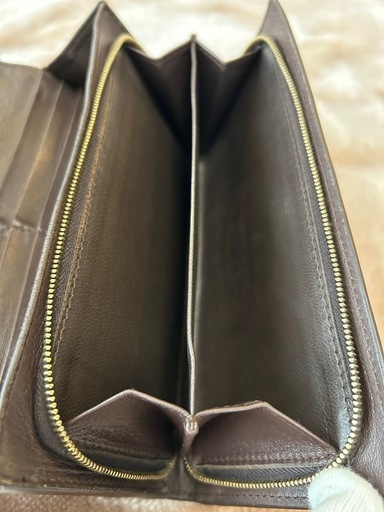 ボッテガヴェネタイントレチャートロングウォレット二つ折り長財布ボッテガベネタ BOTTEGA VENETA レザー牛革本革メンズ