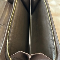 ボッテガヴェネタイントレチャートロングウォレット二つ折り長財布ボッテガベネタ BOTTEGA VENETA レザー牛革本革メンズの画像